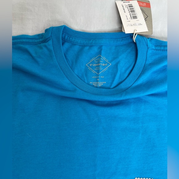 St. John's Bay Mens Crew Neck Short Sleeve T-Shirt Medium New - Picture 4 of 4